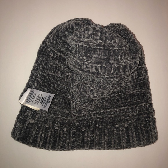Gray Pom Beanie - Picture 2 of 2